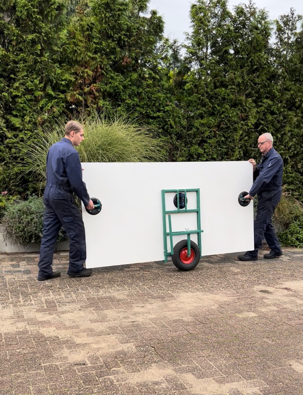gl310 All terrain dolly, glasdraag verlichter met zuignap