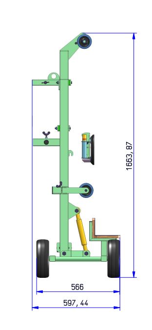 Kleine loswagen 150 kg H905L