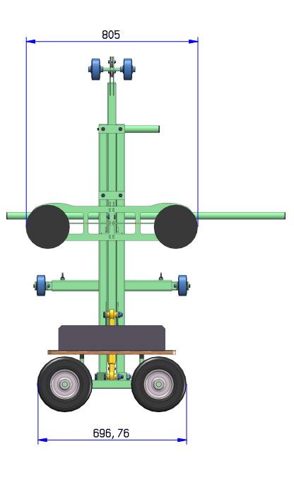Kleine loswagen 150 kg H905L