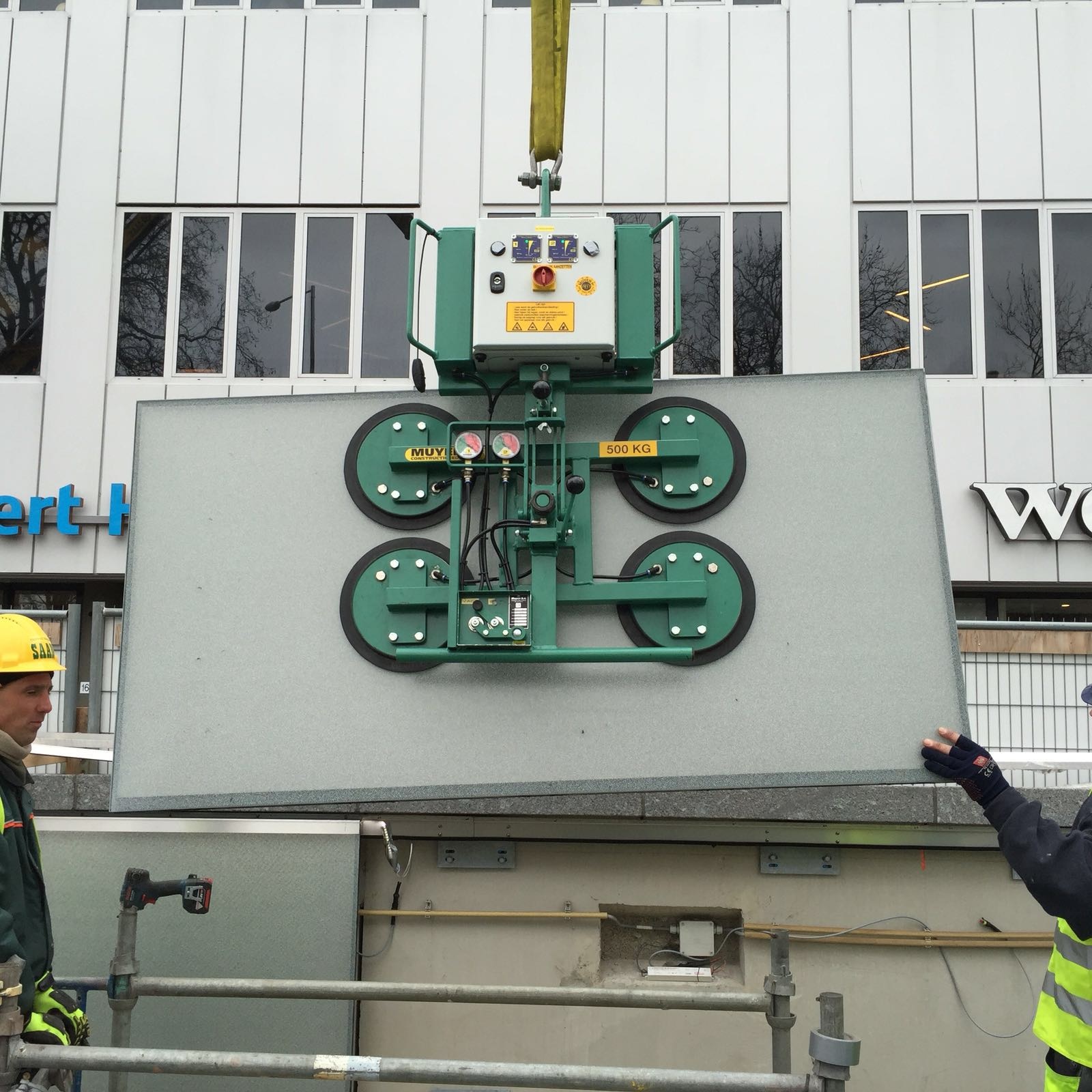 TWin500 accuzuiger dubbel circuit, vacuumlifter, Saugheber 500 kg, vakuumhefbe anlage,