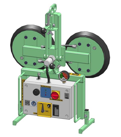 va700 accuzuiger 250 kg kantelbaar en draaibaar