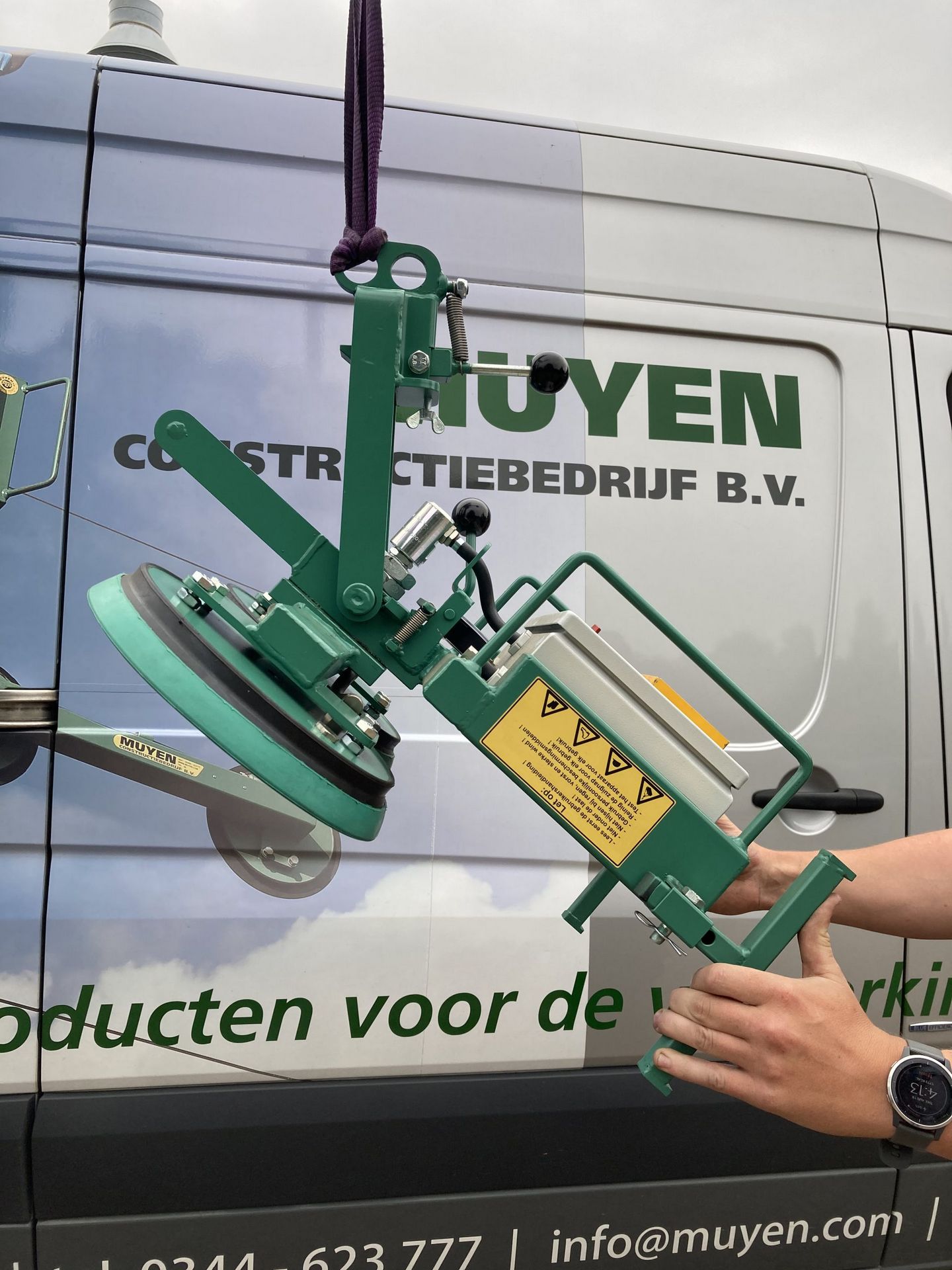 va700 accuzuiger 250 kg kantelbaar en draaibaar
