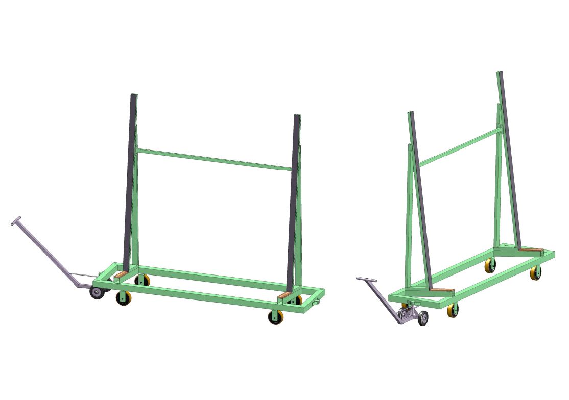 W701 kisten transportwagen