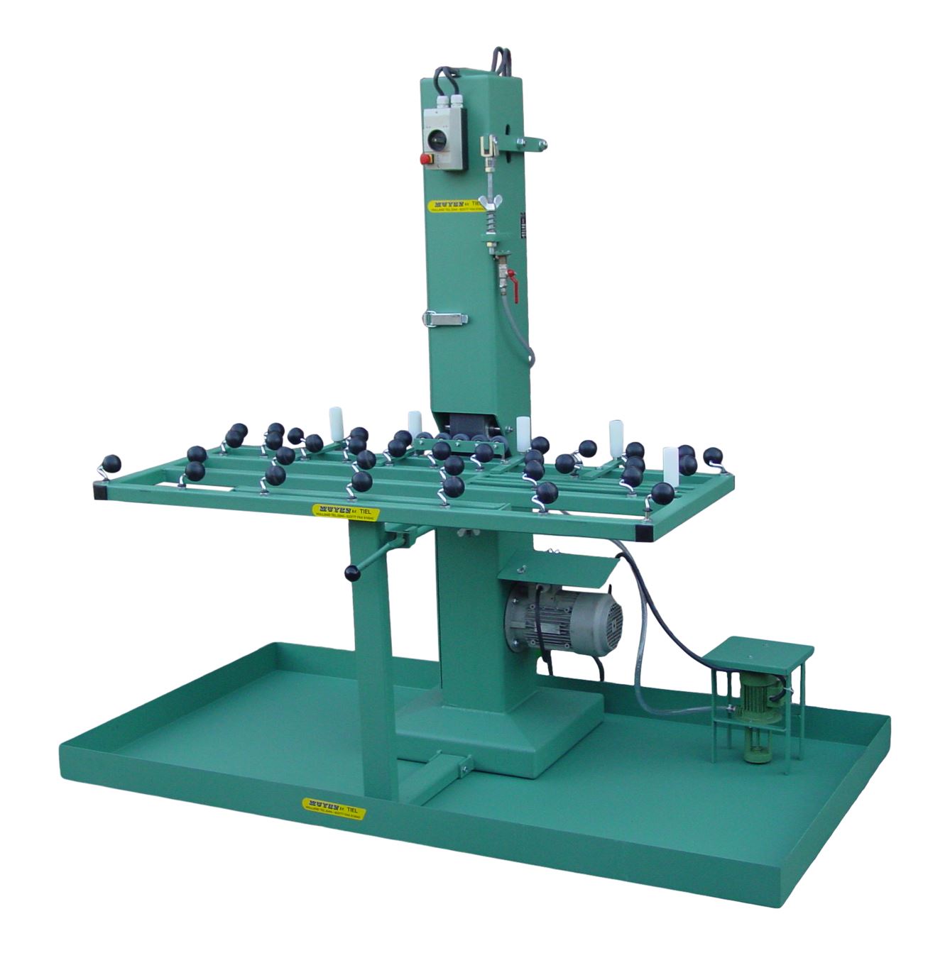 Bs402 verticale bandslijpmachine met tafel